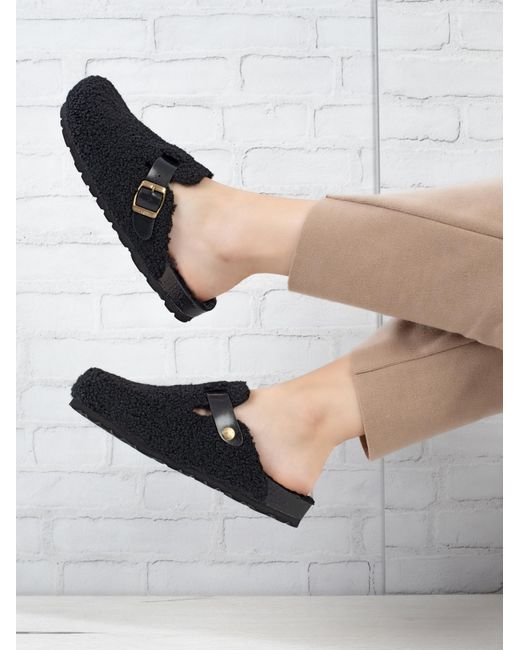 Bayton Black Clogs Kazan