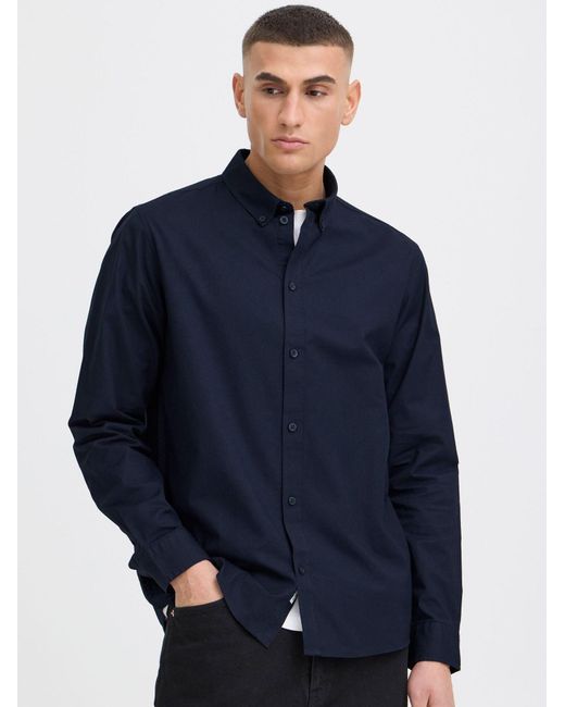 Solid Hemd Val in Blue für Herren