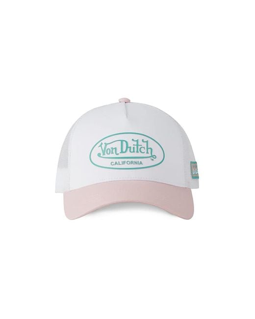 Von Dutch Cap 3D Glitter in White für Herren