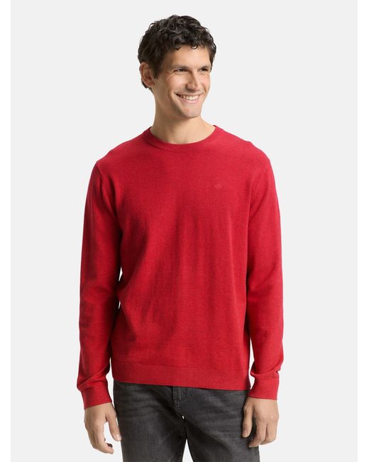 Tom Tailor Pullover in Red für Herren