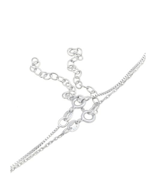 Elli Jewelry Metallic Halskette Layer Basic Kette, Choker