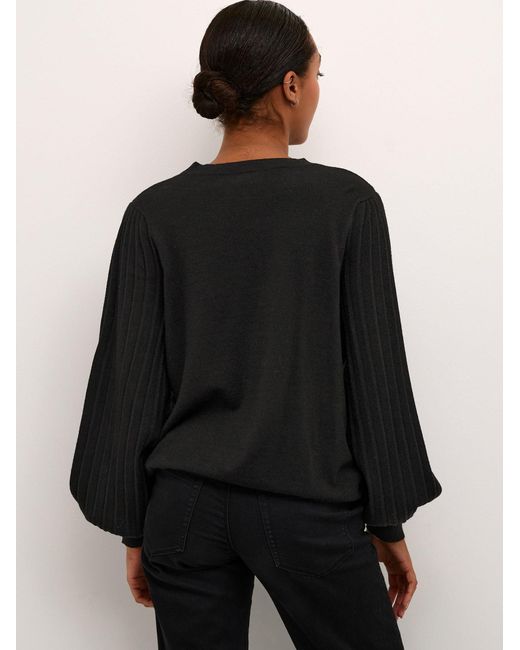 Kaffe Black Pullover Lone