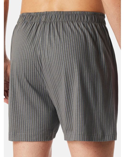 Schiesser Boxershorts Basic in Black für Herren