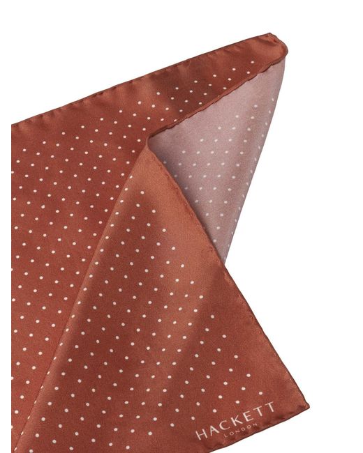 Hackett Einstecktuch Mayfair in Orange für Herren
