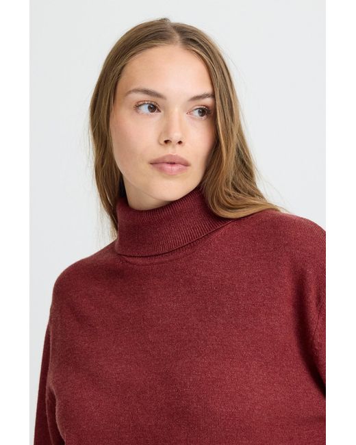 Pulz Red Pullover Steffi