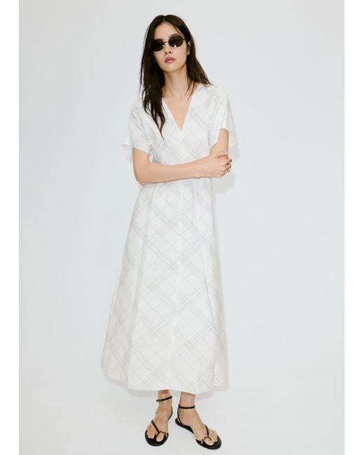 Mango White Kleid Sofia