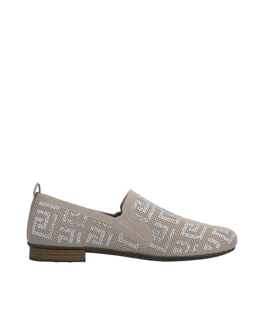 Rieker Gray Slipper Halbschuh, Schlupfschuh, Blockabsatz, Loafer mit Glitzersteinchen