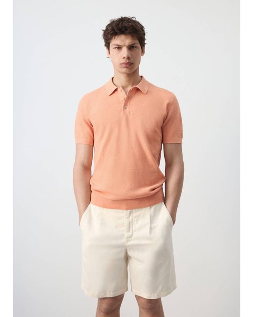 Mango Pullover Andrew in Pink für Herren