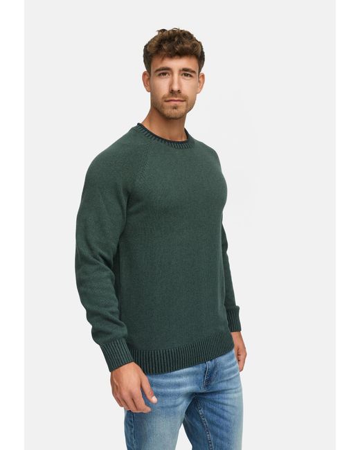 INDICODE Pullover Massum in Green für Herren