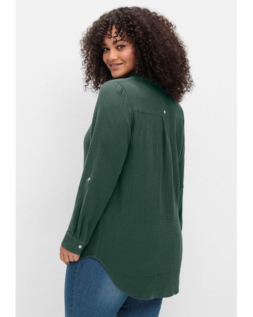 Sheego Green Bluse