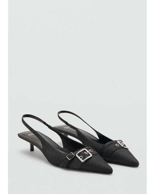Mango White Slingpumps Mecha