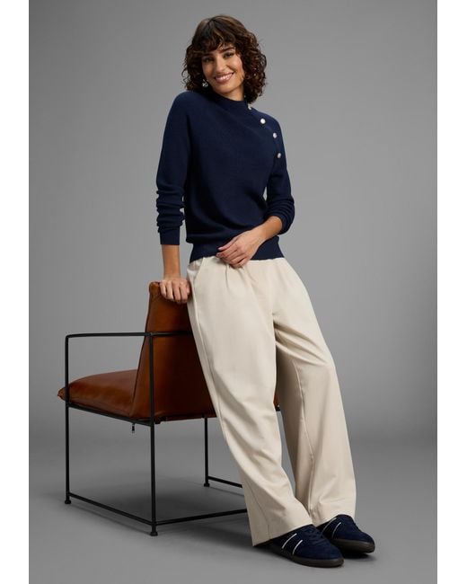 Laura Scott Blue Pullover