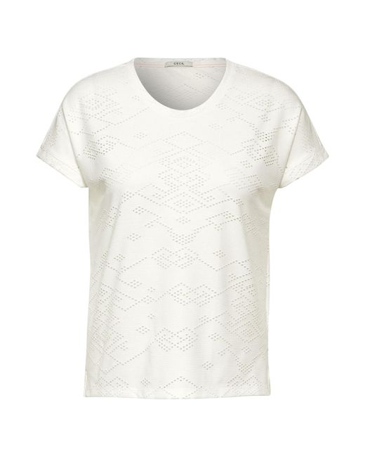 Cecil White T-shirt
