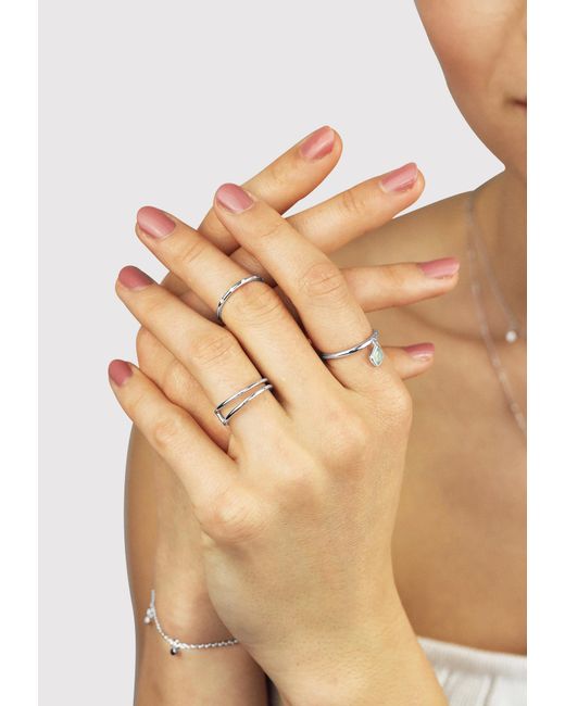 NANA KAY Metallic Ring Delicate Touch