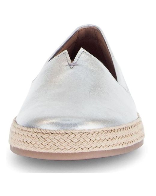 Gabor Gray Halbschuhe Leder Espadrille