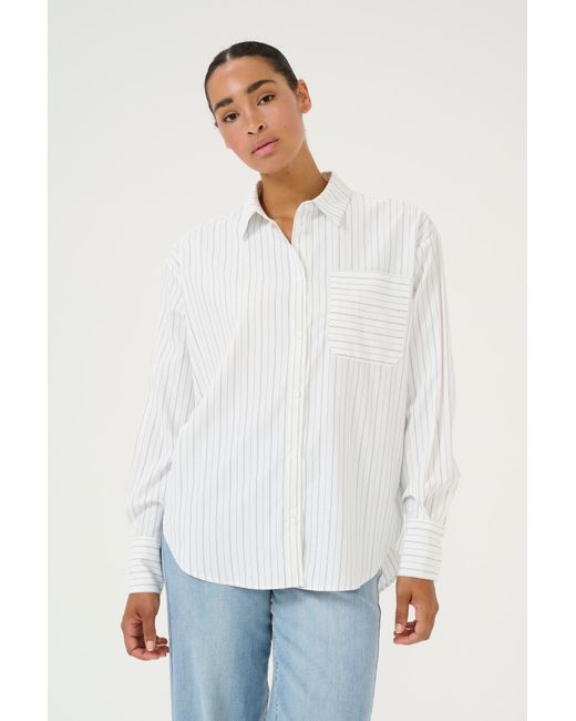 Kaffe White Bluse 'Ka Tara'