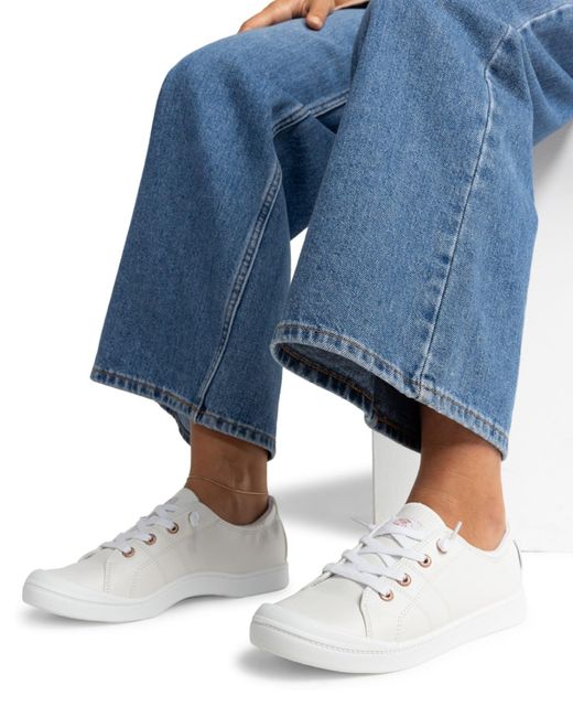 Roxy White Sneaker Bayshore Plus