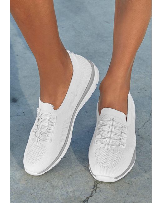 Lascana White Slip On