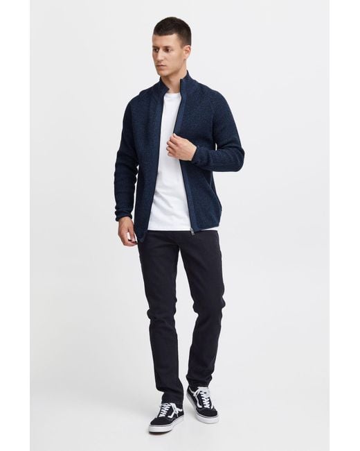 Solid Strickjacke Kotcha in Blue für Herren
