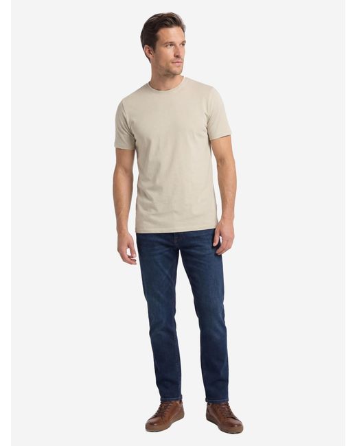 Redmond Shirt Basic in Natural für Herren