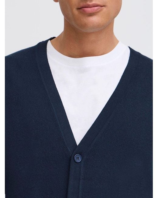 Solid Strickjacke Finto in Blue für Herren