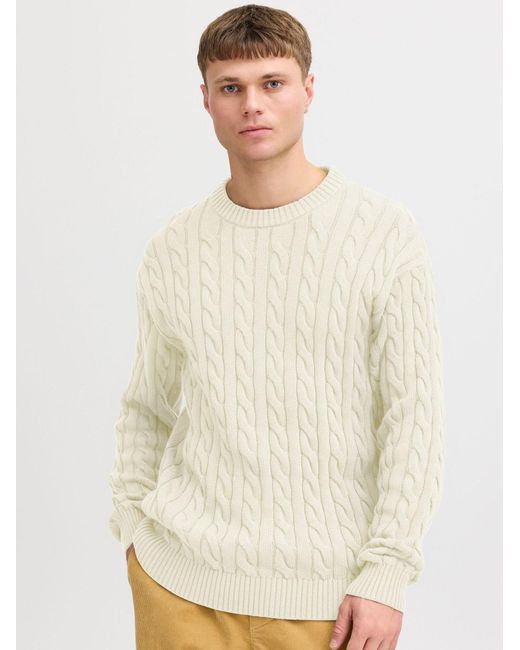 Solid Pullover Malcolm in White für Herren