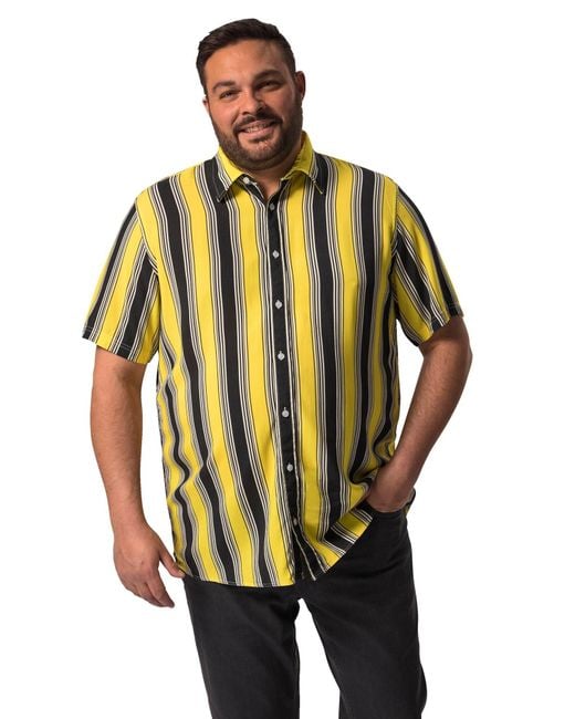 Men Plus Hemd in Yellow für Herren