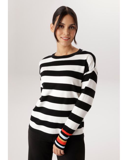 Aniston SELECTED Black Pullover