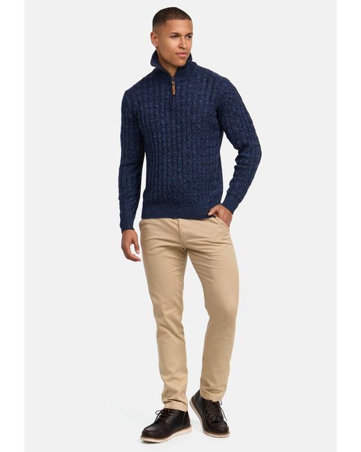 INDICODE Pullover Hector in Blue für Herren
