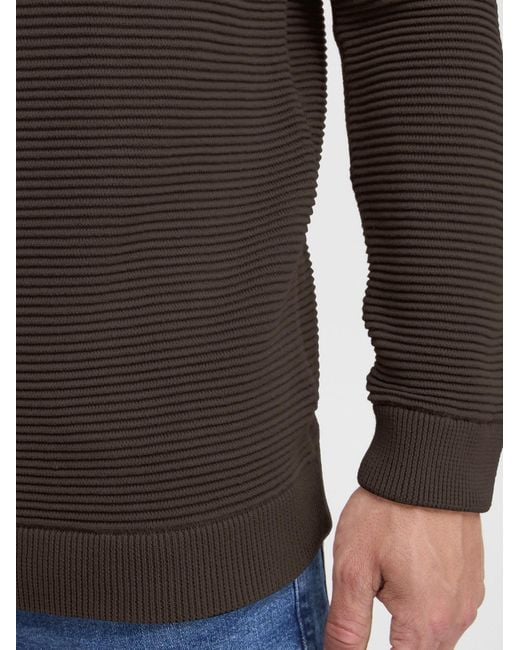 Solid Pullover Valencia in Brown für Herren