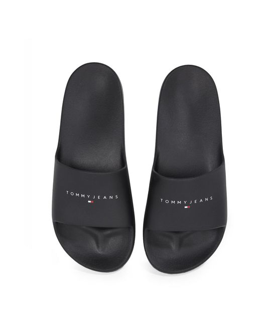 Tommy Hilfiger Black Pantolette
