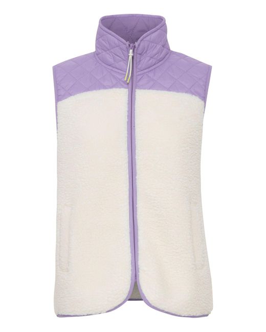 Oxmo Purple Fleeceweste