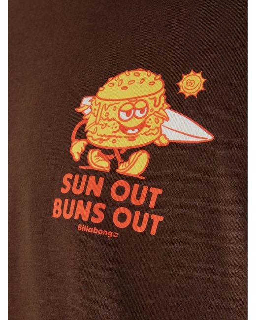Billabong T-Shirt Gimmicks in Brown für Herren
