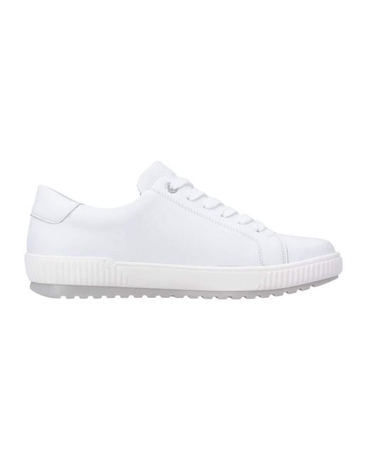 Remonte White Sneaker Low Basic