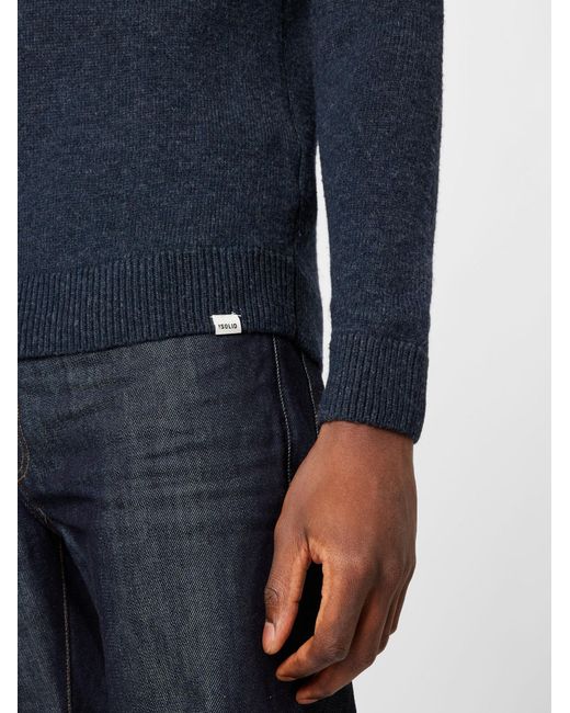 Solid Pullover in Blue für Herren