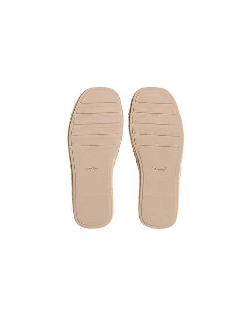 Calvin Klein White Pantolette Ebeth