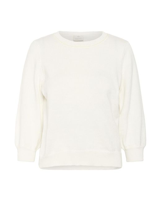 Kaffe White Pullover
