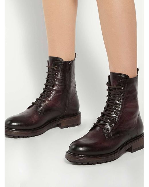 Dune Black Schnürstiefelette Patley