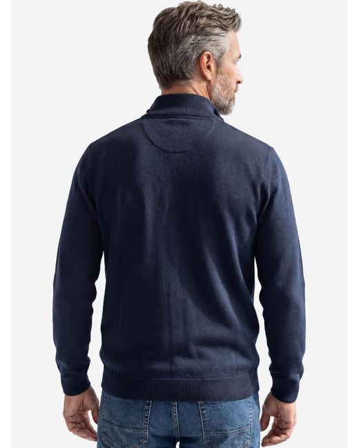 Redmond Pullover Basic in Blue für Herren