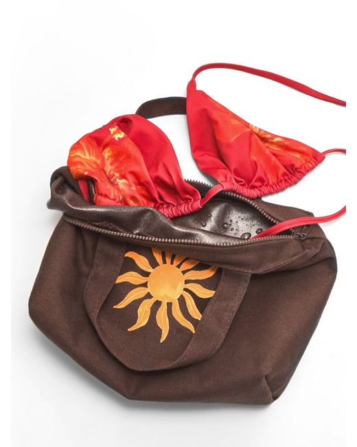 Pull&Bear Brown Strandtasche