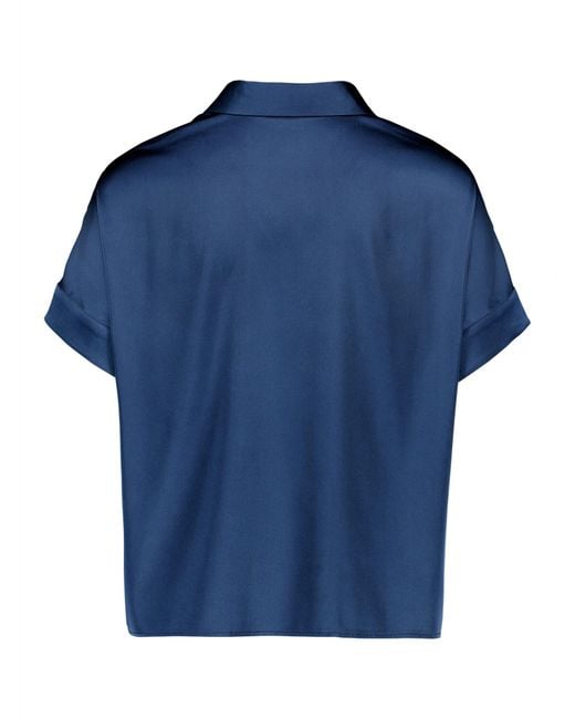Zero Blue Bluse