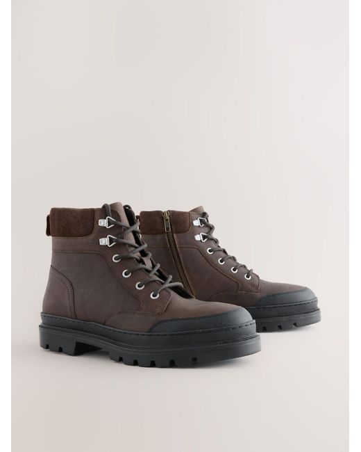 Next Schnürboots in Brown für Herren