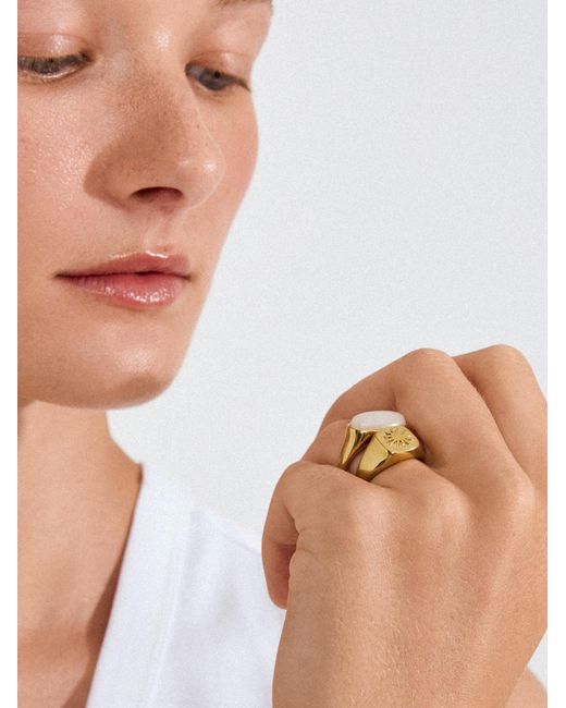 Pilgrim Ring Prism in Metallic für Herren