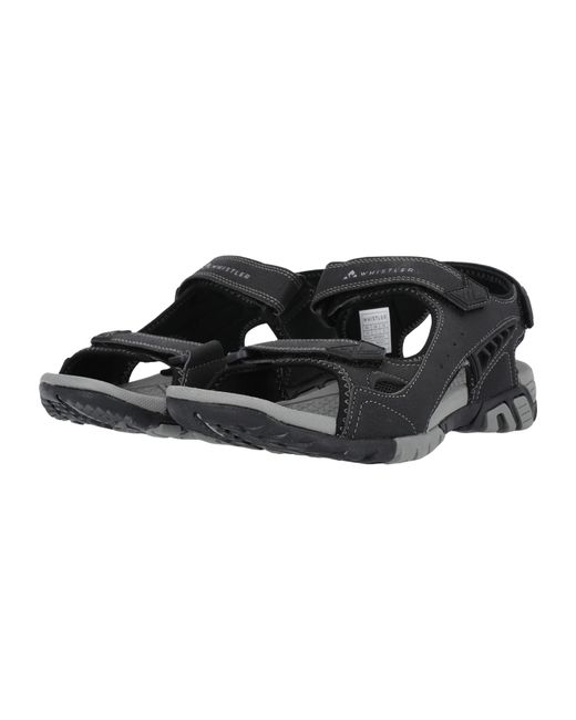 Whistles Black Sandale Tegale