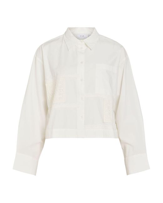 Vila White Bluse