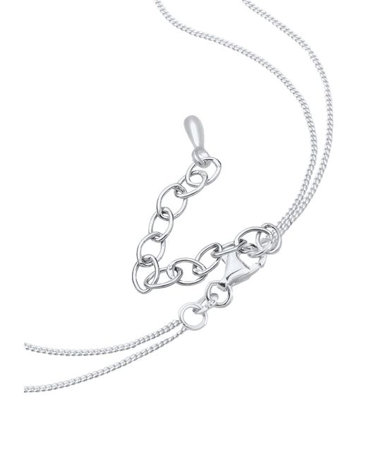 Elli Jewelry Metallic Kette Geo