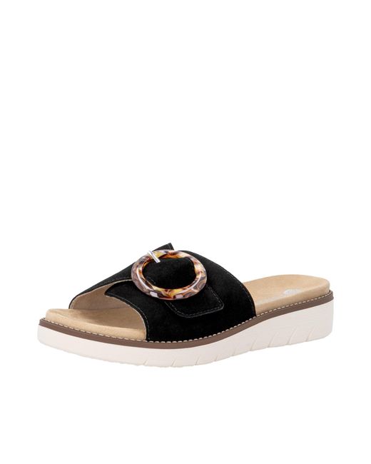 Remonte Black Pantolette D2042