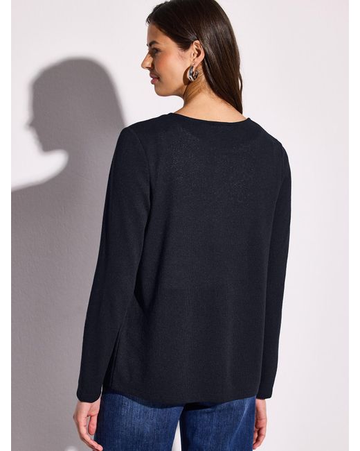 Street One Blue Strickjacke 'Nette'