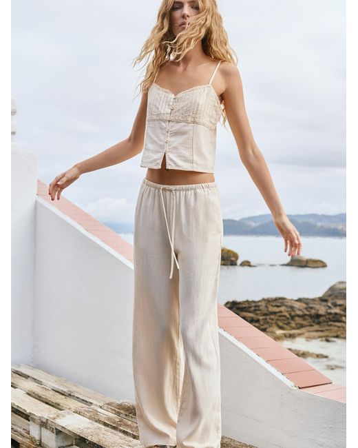 Pull&Bear White Top Pacific