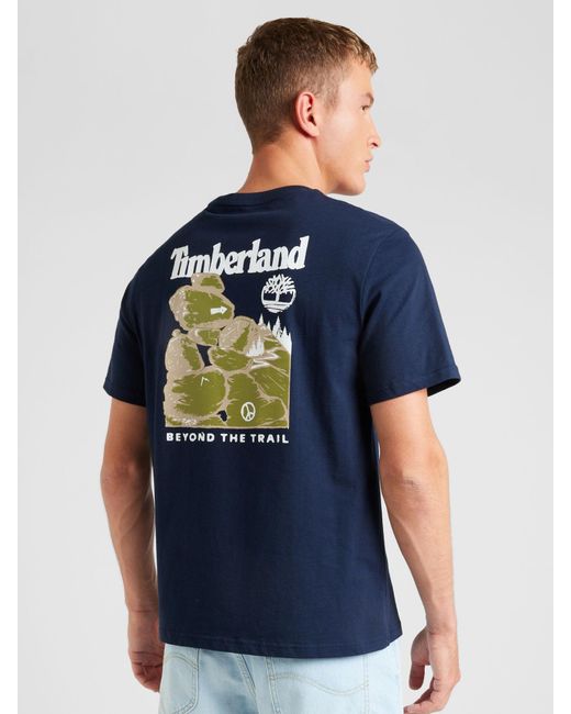 Timberland T-shirt in Blue für Herren